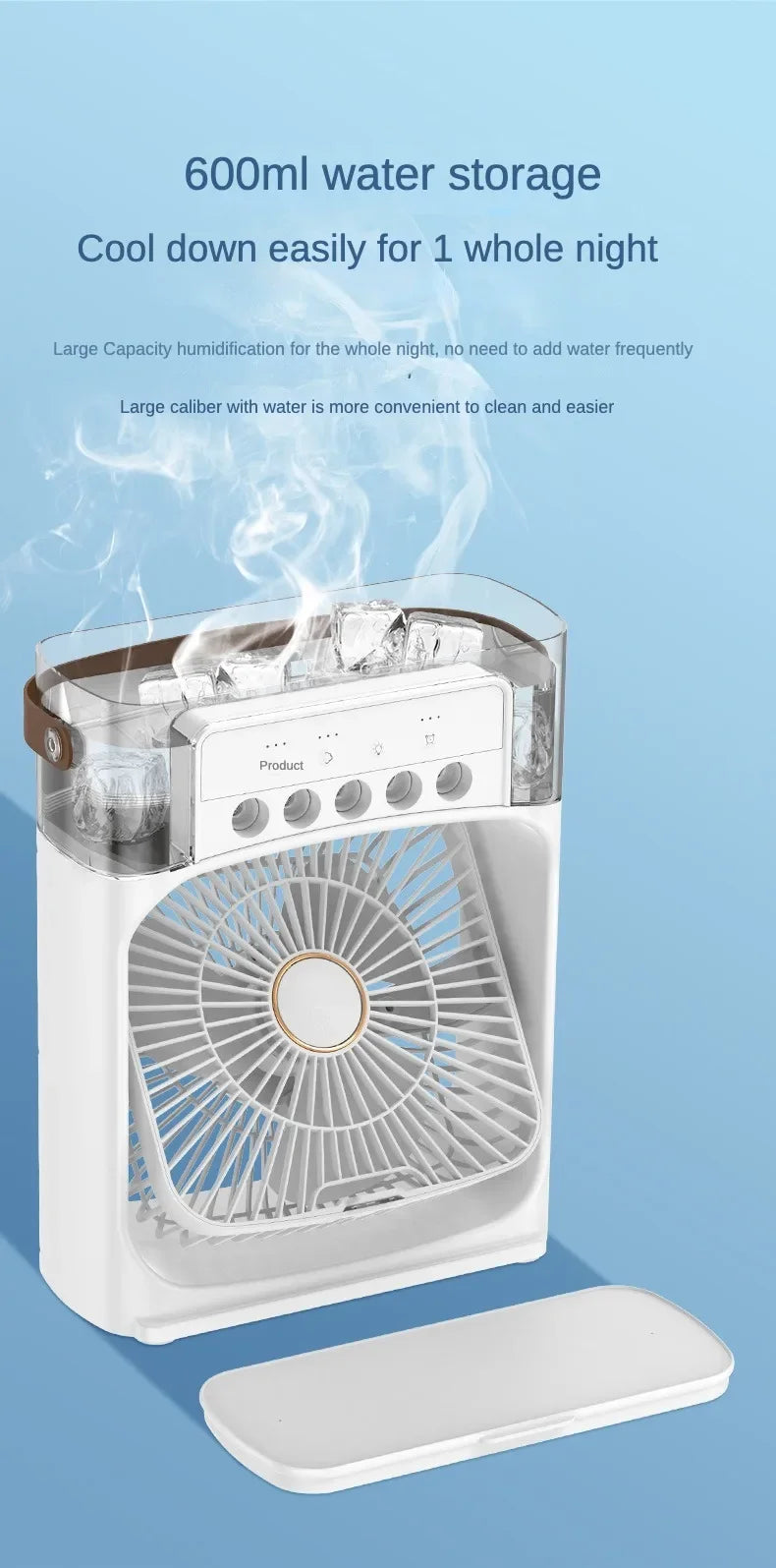 Hydro Cooling Portable Humidifier Fan