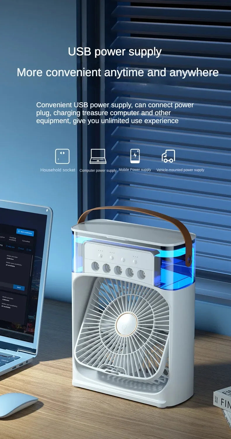 Hydro Cooling Portable Humidifier Fan