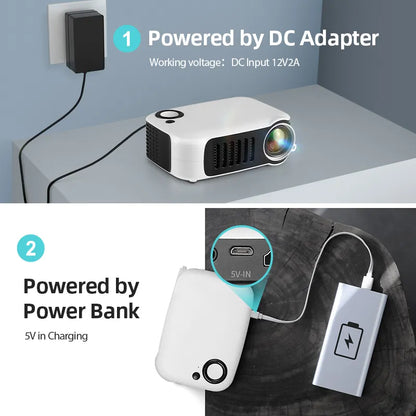 4K Portable Mini Projector Home Cinema