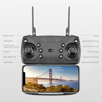 Foldable 4K / 1080P Drone With Wide Angle HD Camera