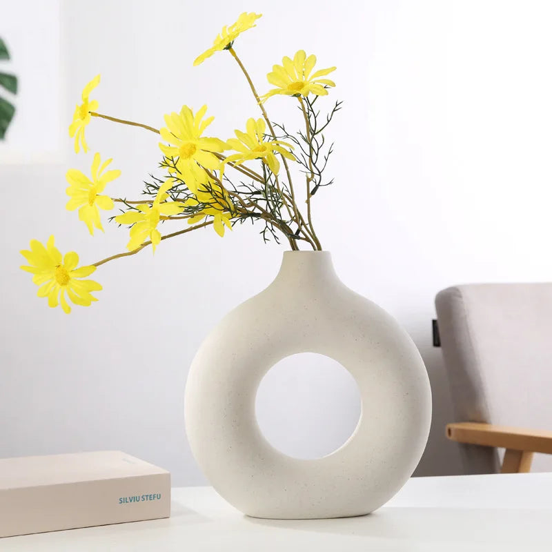 Nordic Ceramic Vase Interior Decor