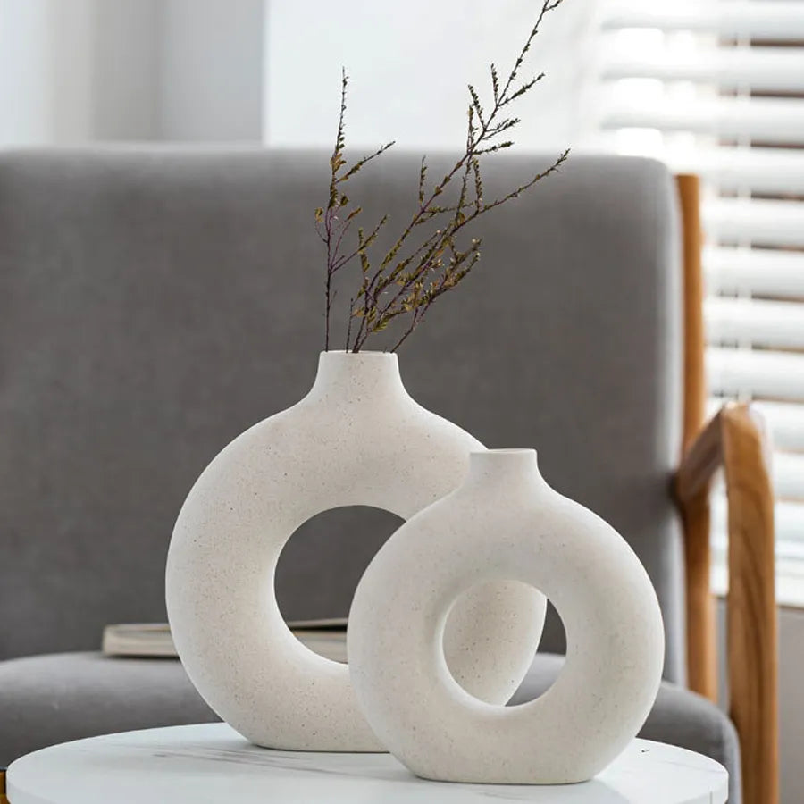 Nordic Ceramic Vase Interior Decor